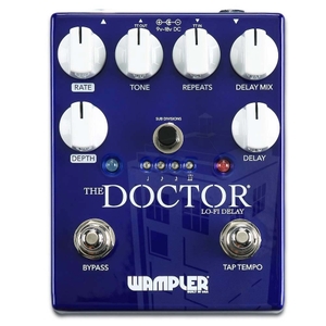 wampler the doctor lo fi delay guitar effects pedal open box