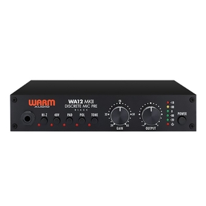 warm audio wa12 mkii black discrete microphone preamp cinemag transformers