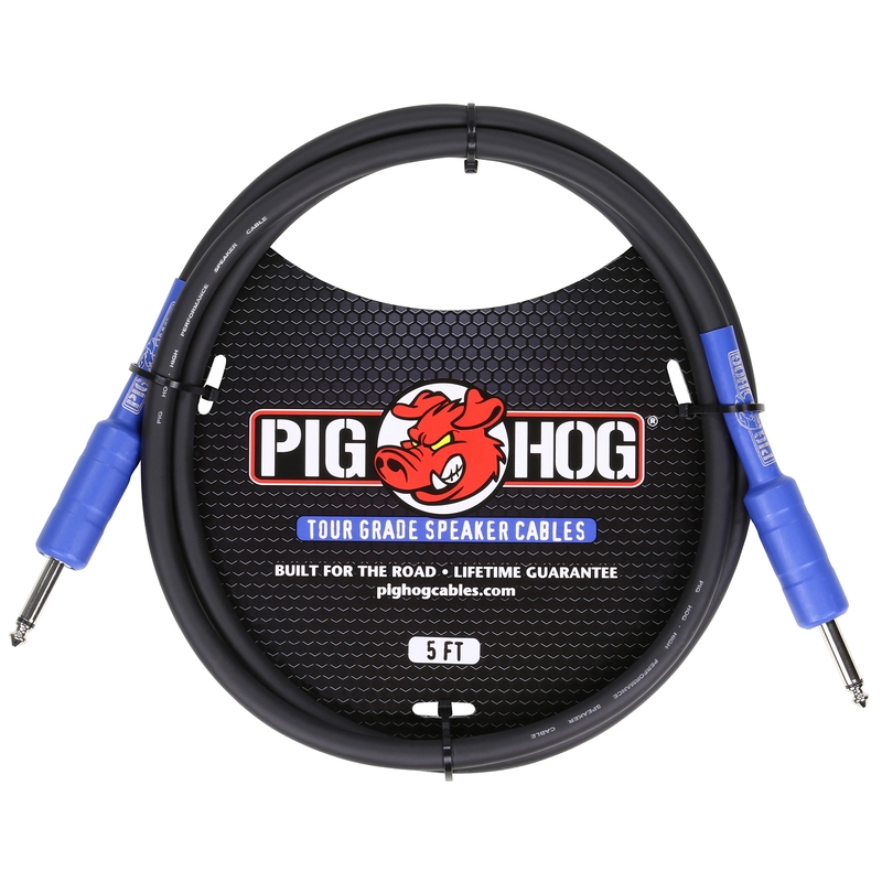 Pig Hog PHSC5 Tour-Grade 8mm Speaker Cable - 5 ft