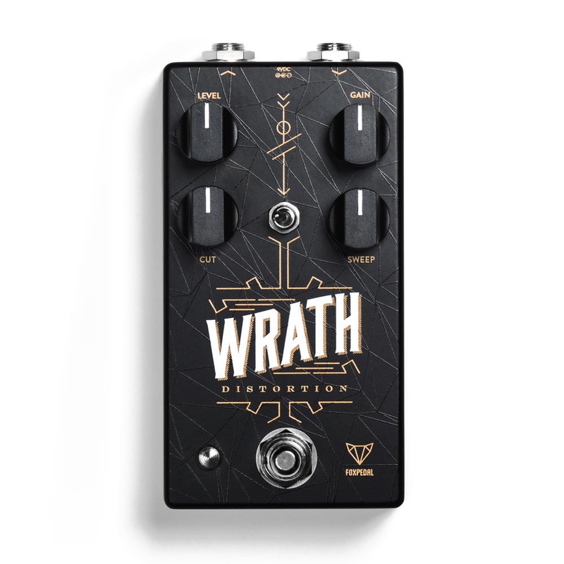 Foxpedal Wrath V2 Distortion Guitar Effects Pedal