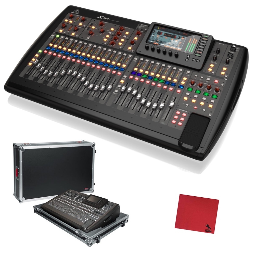 Behringer X32 Digital Mixing Console Audio Interface With Gator X32ndh Tour Style Ata Case