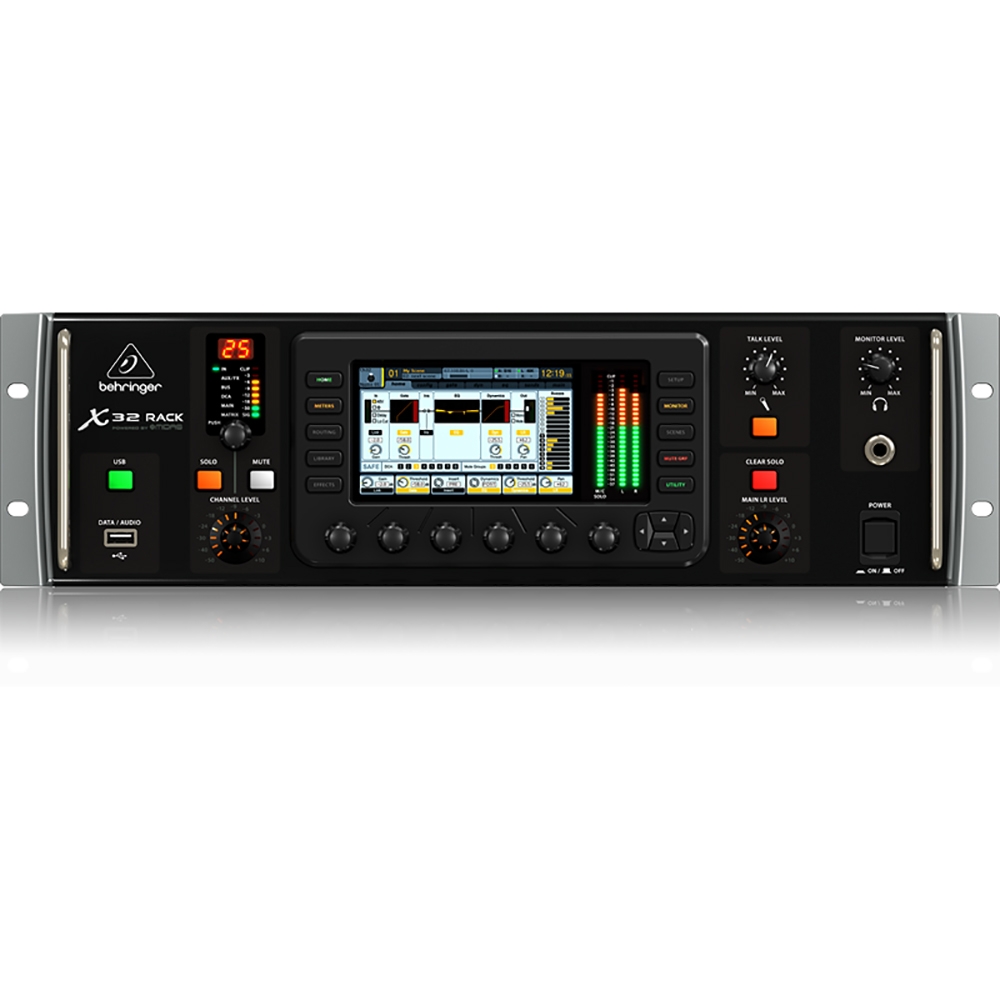 Behringer X32 Rack 40 Input 25 Bus Digital Mixer With 16 Microphone Preamps