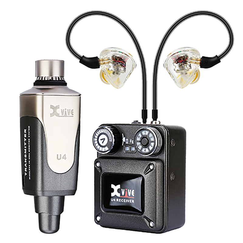 Xvive U4T9 Complete System - U4 In-Ear Monitor Wireless System and T9  In-Ear Monitors