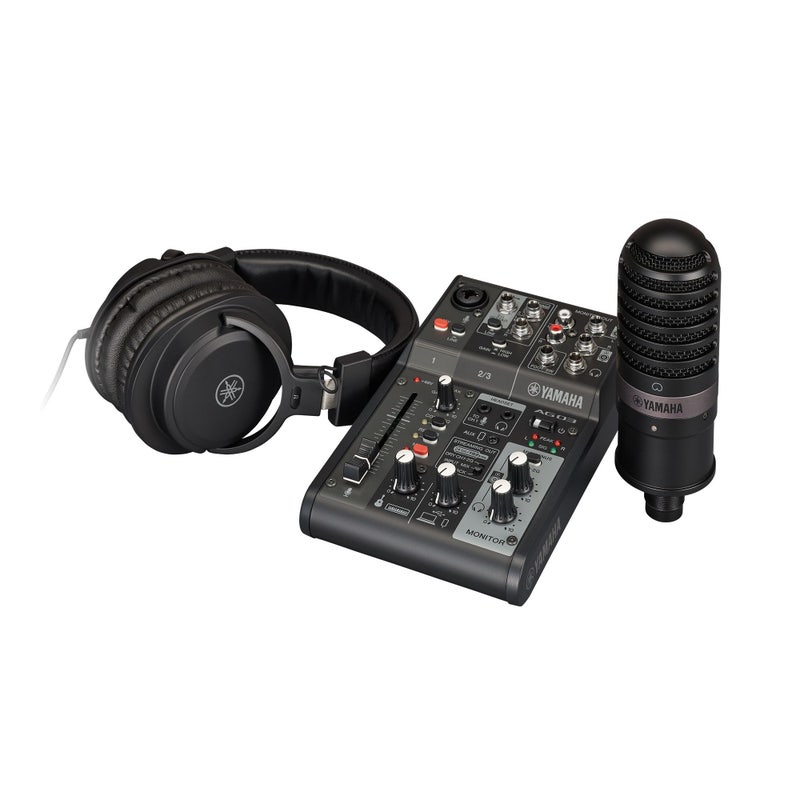 AG03MK2 3-Channel Loopback Audio USB Mixer - Yamaha USA