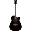 Yamaha FGC-TA TransAcoustic Acoustic Electric Guitar, Solid Spruce Top, Black