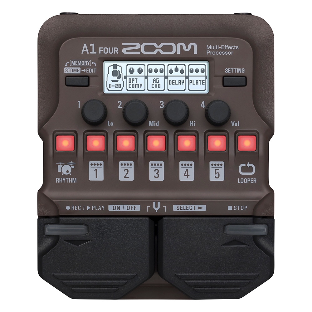 Aanbod maak een foto Uitstekend Zoom A1 Four Multi-Effects Processor for Guitar, Sax, Trumpet, Violin, etc.