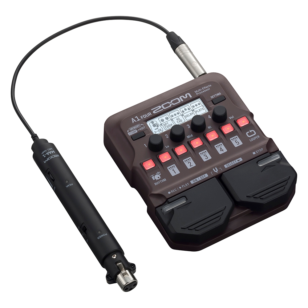 Aanbod maak een foto Uitstekend Zoom A1 Four Multi-Effects Processor for Guitar, Sax, Trumpet, Violin, etc.