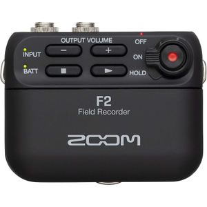 zoom f2 32 bit 44 1khz field recorder w lmf 2 lavalier microphone