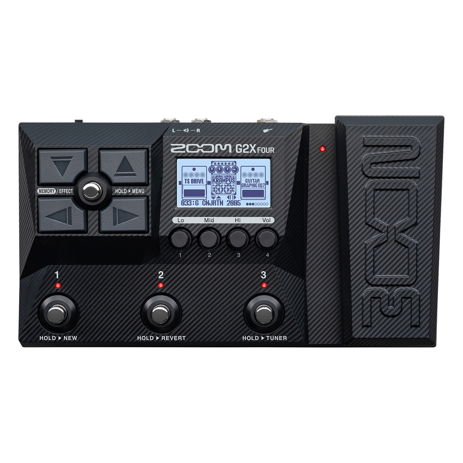 Zoom G2X Four Guitar Multi Effects Processor with 22 Amp Models