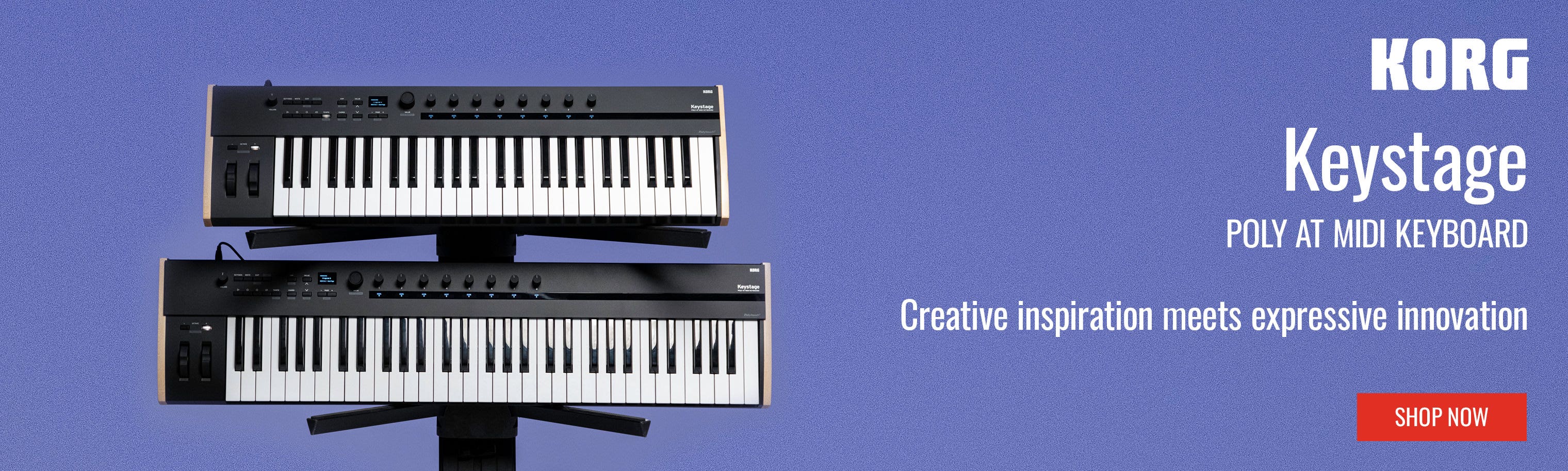 KORG Keystage, POLY at MIDI Keyboard. Creative inspiration meets expressive innovation