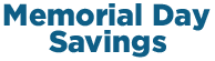 Memorial Day Savings Icon